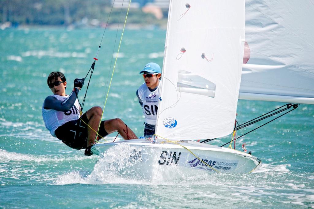 Day2, 2015 Youth Sailing World Championships,<br />
Langkawi, Malaysia © Christophe Launay